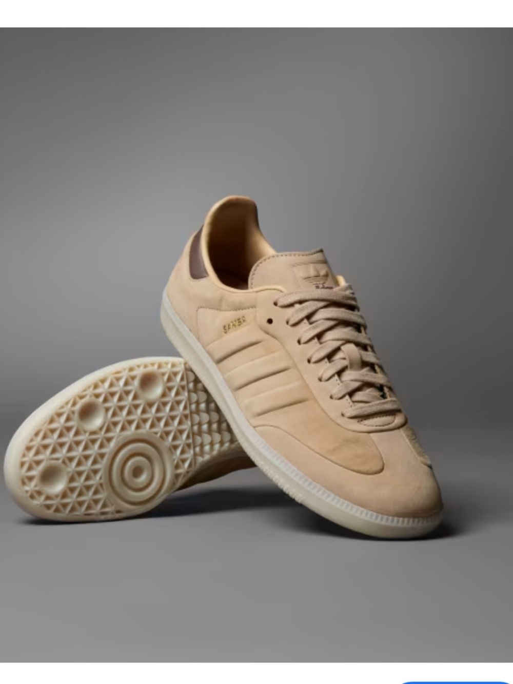 adidas Samba OG Halo Blush Leather Sneakers